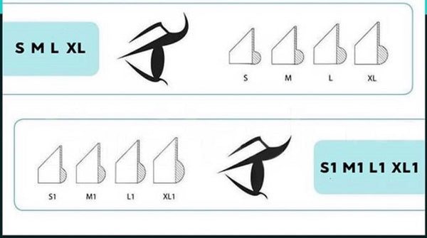InLei® "TOTAL" - Lash Lift Silicone Curlers 8 sizes MIX