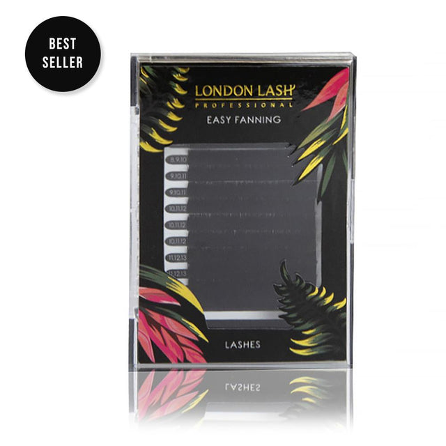 easy fanning eyelash extensions blooming lashes London Lash Pro Canada