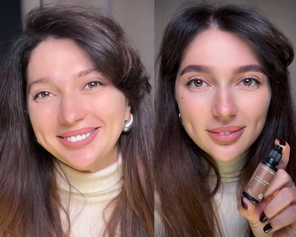 brown tint for brunettes natural stain on skin longlasting