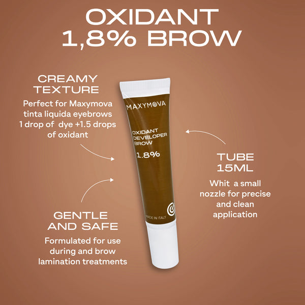 tint oxidant developer for eyebrow dye MAXYMOVA