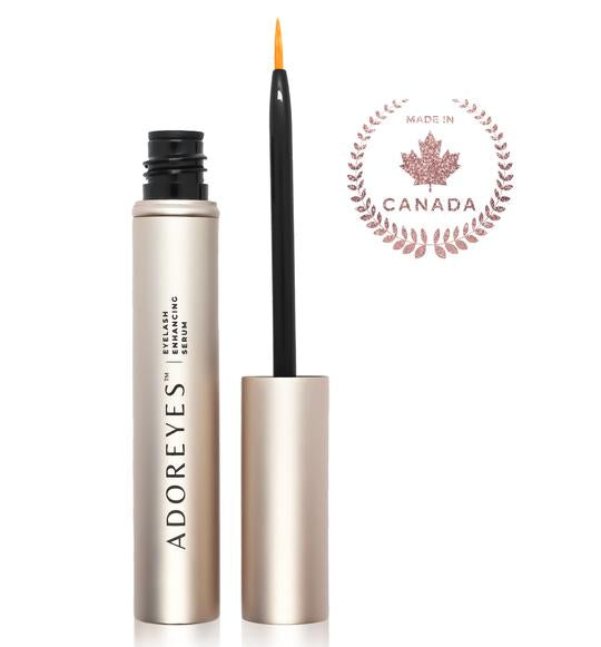 made in canada adoreyes lash growth serum for eyelashes and brows