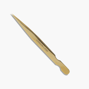 straight isolation tweezers great for begginer and master lash artist buy in Canada gold tweezers